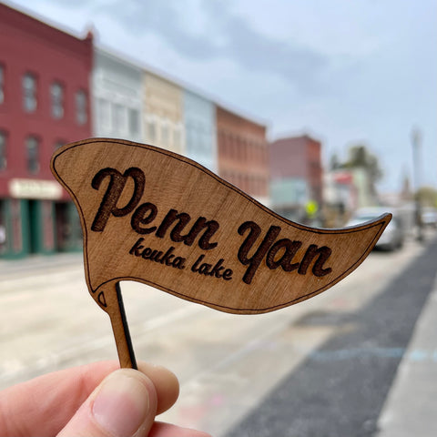 Penn Yan Pennant Magnet - Staving Artist Woodwork