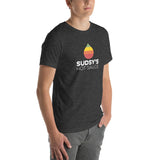 Sudsy's Hot Sauce Unisex t-shirt - Staving Artist Woodwork