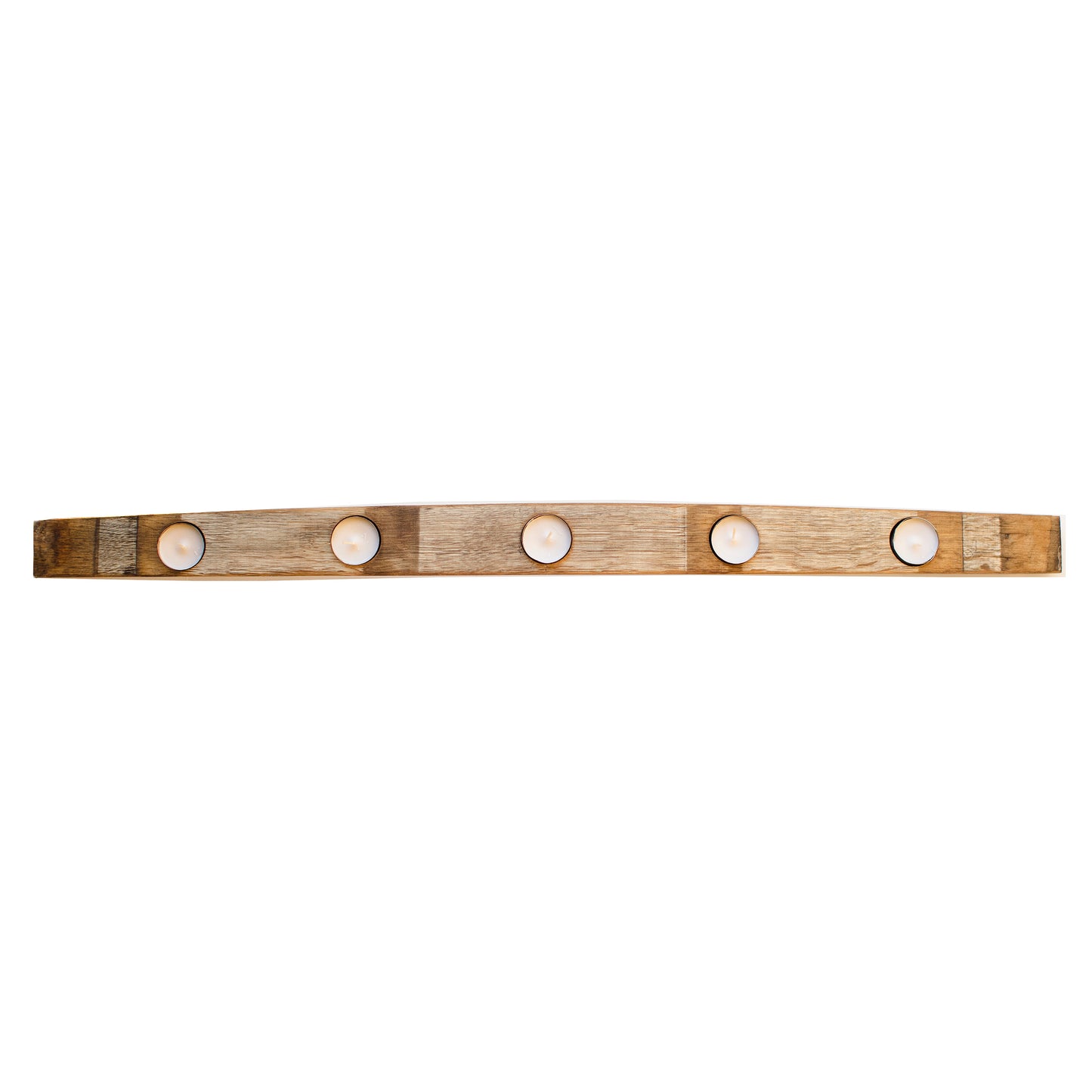 Wine Barrel Stave Candle Holder (5 Hole) - Staving Artist Woodwork
