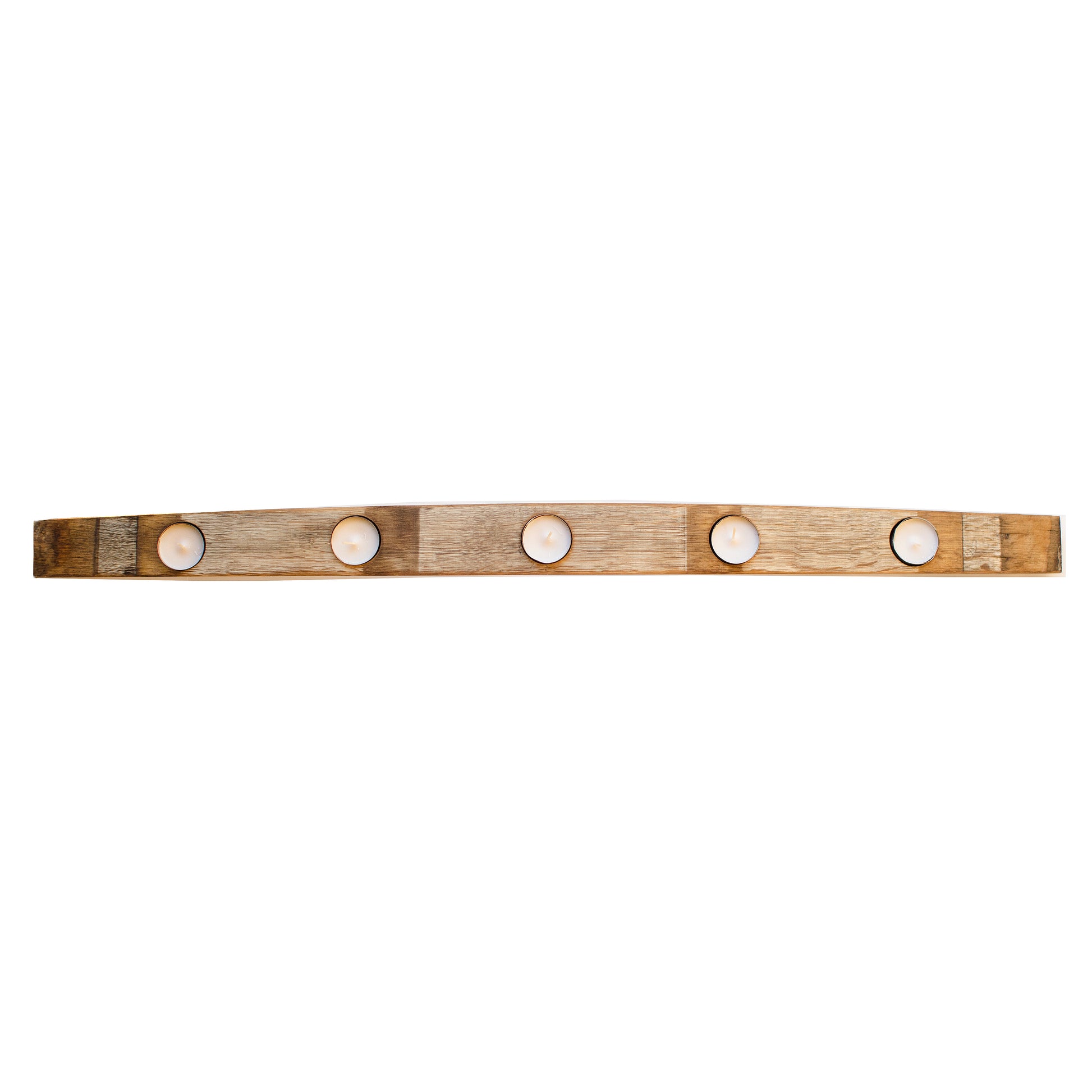 Wine Barrel Stave Candle Holder (5 Hole) - Staving Artist Woodwork