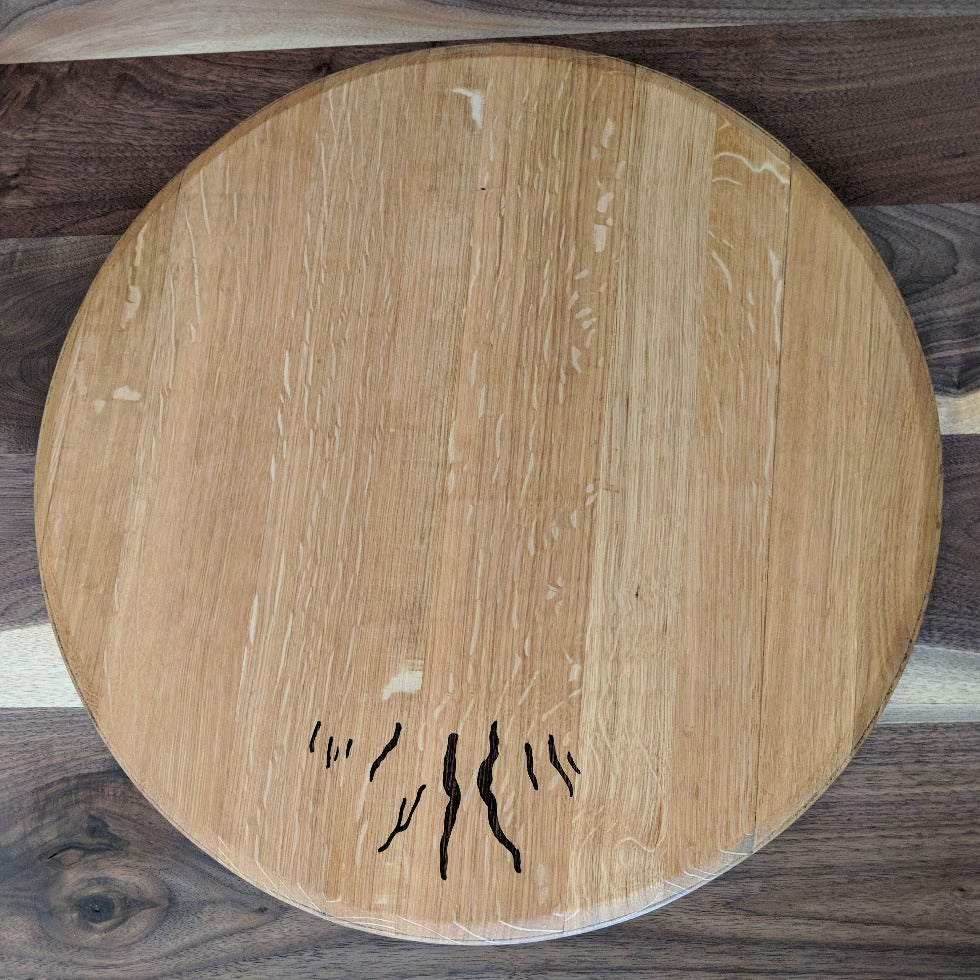 Revolving Tray - Staving Artist Woodwork