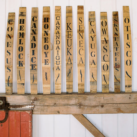Finger Lakes - Complete Set of 11 Lakes - Staving Artist Woodwork